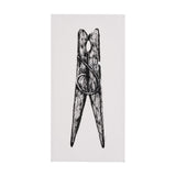 Vintage Cloth Peg II by Mercana Studio a Hand Embellished Textured Canvas by Mercana at Eve Furniture