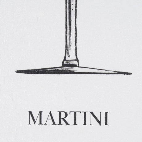 Vintage Cocktails-Martini by Gwen Aspell Hand Embellished Framed Art Print Matted under Glass by Mercana at Eve Furniture
