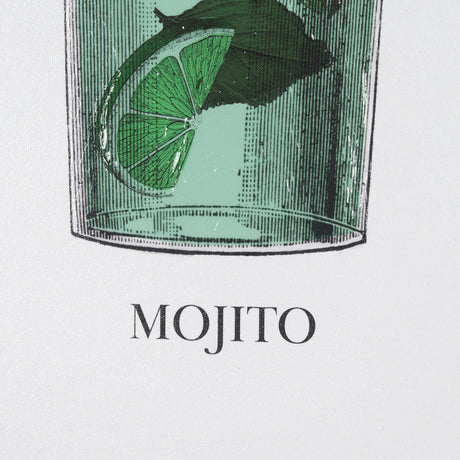 Vintage Cocktails-Mojito by Gwen Aspell Hand Embelished Textured Framed Art Print Matted under Glass by Mercana at Eve Furniture