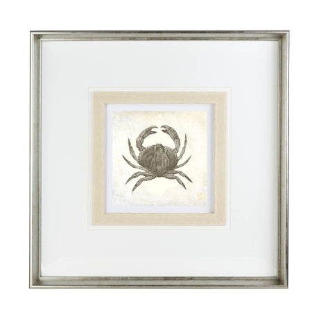 Vintage Crab by Mercana Studio a Framed Art Print Matted under Glass by Mercana at Eve Furniture