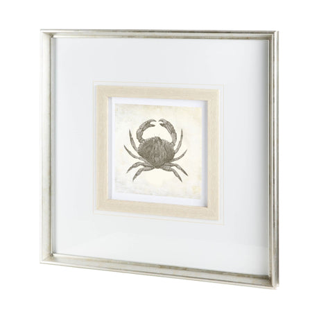 Vintage Crab by Mercana Studio a Framed Art Print Matted under Glass by Mercana at Eve Furniture