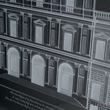 Vintage Facade Blueprint I by H. Hulsburgh a Framed Art Print Matted under Glass by Mercana at Eve Furniture