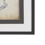 Vintage Golf Club I by Mercana Studio Hand-Embellished Textured Framed Artwork Matted under Glass by Mercana at Eve Furniture