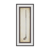 Vintage Golf Club I by Mercana Studio Hand-Embellished Textured Framed Artwork Matted under Glass by Mercana at Eve Furniture