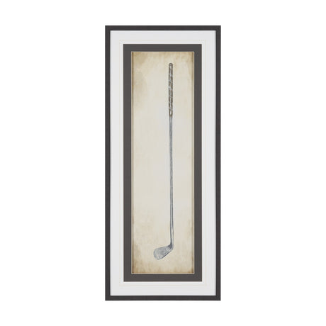 Vintage Golf Club III by Mercana Studio Hand-Embellished Textured Framed Artwork Matted under Glass by Mercana at Eve Furniture