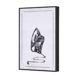 Vintage Iron I by Mercana Studio a Hand Embellished Textured Framed Art Print by Mercana at Eve Furniture