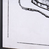 Vintage Iron I by Mercana Studio a Hand Embellished Textured Framed Art Print by Mercana at Eve Furniture