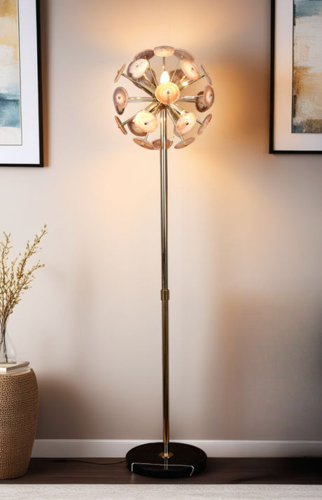 Vintage Light Agate and Marble Floor Lamp by Home Trends & Design at Eve Furniture