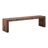 Vintage Light Brown Large Bench by Moe's Home at Eve Furniture