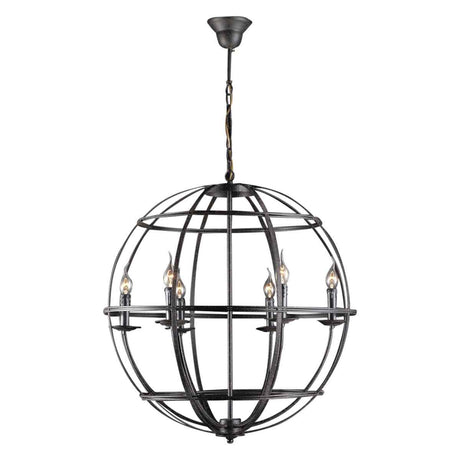 Vintage Light Large Rustic Globe Pendant by Home Trends & Design at Eve Furniture