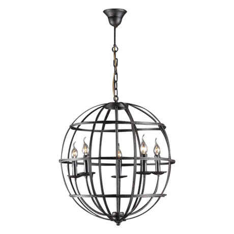 Vintage Light Medium Rustic Globe Pendant by Home Trends & Design at Eve Furniture