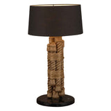 Vintage Light Rope, Marble and Metal Table Lamp by Home Trends & Design at Eve Furniture