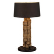 Vintage Light Rope, Marble and Metal Table Lamp by Home Trends & Design at Eve Furniture