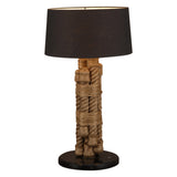 Vintage Light Rope, Marble and Metal Table Lamp by Home Trends & Design at Eve Furniture