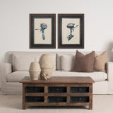 Vintage Motor I by Mercana Studio a Hand Embellished Textured Framed Art Print by Mercana at Eve Furniture