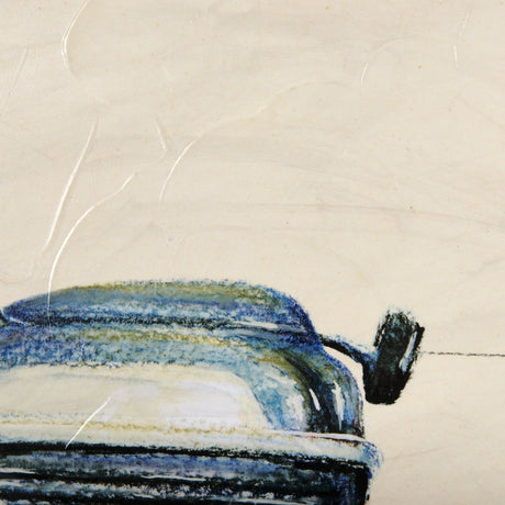 Vintage Motor II by Mercana Studio a Hand Embellished Textured Framed Art Print by Mercana at Eve Furniture