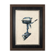 Vintage Motor II by Mercana Studio a Hand Embellished Textured Framed Art Print by Mercana at Eve Furniture