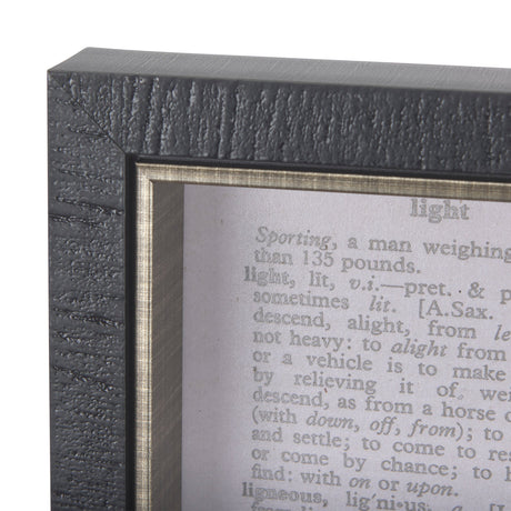 Vintage Page I by Mercana Studio a Hand Embellished Textured Framed Art Print by Mercana at Eve Furniture