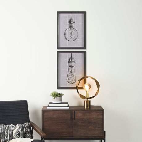 Vintage Page I by Mercana Studio a Hand Embellished Textured Framed Art Print by Mercana at Eve Furniture