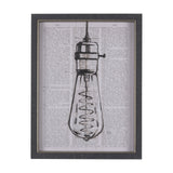 Vintage Page I by Mercana Studio a Hand Embellished Textured Framed Art Print by Mercana at Eve Furniture