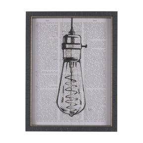 Vintage Page I by Mercana Studio a Hand Embellished Textured Framed Art Print by Mercana at Eve Furniture