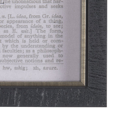 Vintage Page II by Mercana Studio a Hand Embellished Textured Framed Art Print by Mercana at Eve Furniture