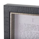 Vintage Page II by Mercana Studio a Hand Embellished Textured Framed Art Print by Mercana at Eve Furniture