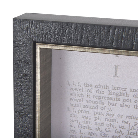 Vintage Page II by Mercana Studio a Hand Embellished Textured Framed Art Print by Mercana at Eve Furniture
