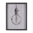 Vintage Page II by Mercana Studio a Hand Embellished Textured Framed Art Print by Mercana at Eve Furniture