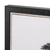 Vintage Palm Tree Drawing I by Les Palmiers Histoire Embellished Textured Framed Canvas by Mercana at Eve Furniture
