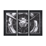 Vintage Propeller I by Ethan Harper a Hand Embelished Textured Framed Art Print Matted under Glass by Mercana at Eve Furniture