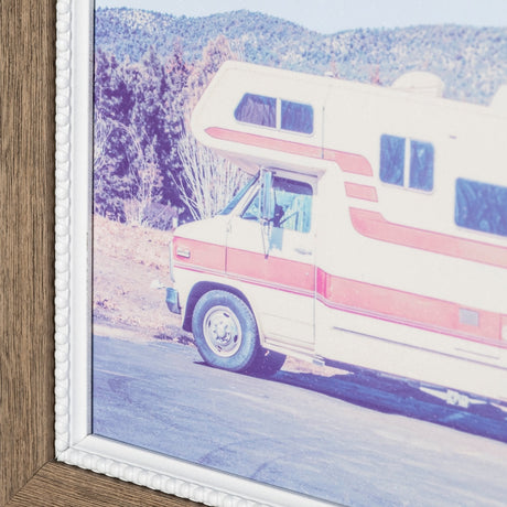 Vintage Ride III by Thomas Brown a Hand Embellished Textured Framed Photo Art Print by Mercana at Eve Furniture