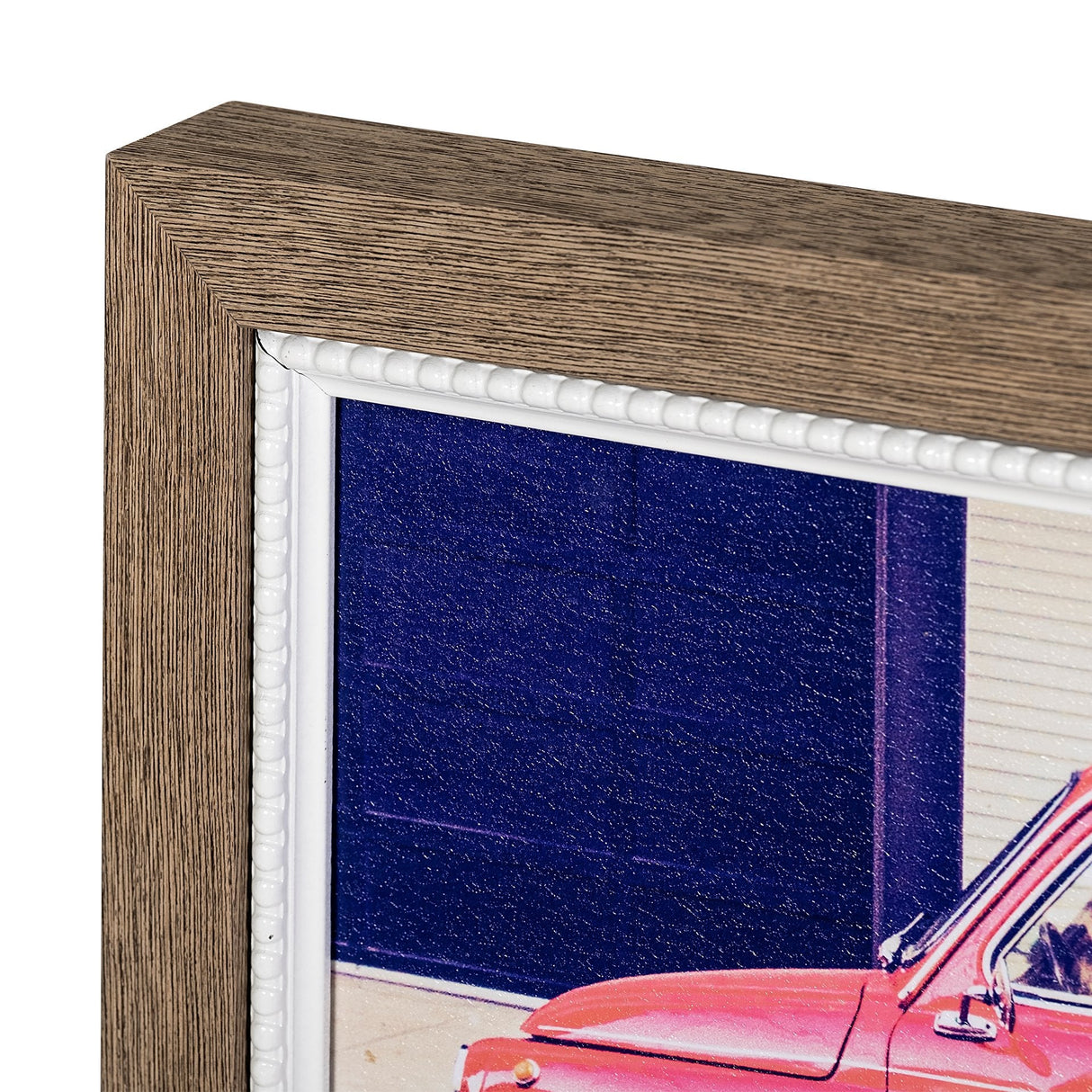 Vintage Ride V by Thomas Brown a Hand Embellished Textured Framed Photo Art Print by Mercana at Eve Furniture