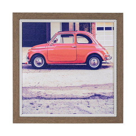 Vintage Ride V by Thomas Brown a Hand Embellished Textured Framed Photo Art Print by Mercana at Eve Furniture