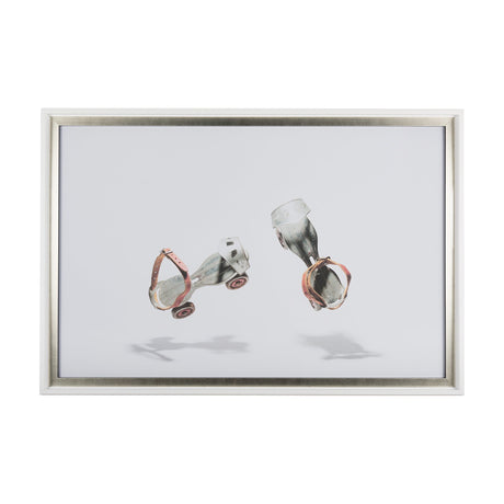 Vintage Roller Skates I by Natalia a Framed Art Print Matted under Glass by Mercana at Eve Furniture