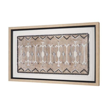 Vintage Rug by Chad Warren a Hand Embellished Framed Print under Glass by Mercana at Eve Furniture