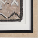 Vintage Rug by Chad Warren a Hand Embellished Framed Print under Glass by Mercana at Eve Furniture