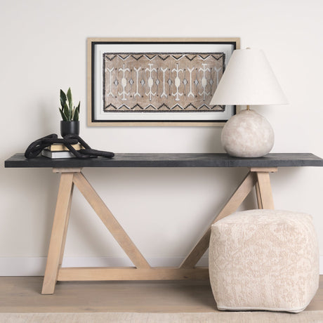 Vintage Rug by Chad Warren a Hand Embellished Framed Print under Glass by Mercana at Eve Furniture