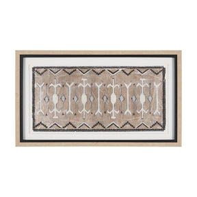 Vintage Rug by Chad Warren a Hand Embellished Framed Print under Glass by Mercana at Eve Furniture