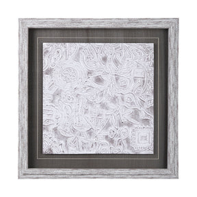 Vintage Tile Collection I by Mercana Studio a Hand Embellished Textured Framed Art Print by Mercana at Eve Furniture