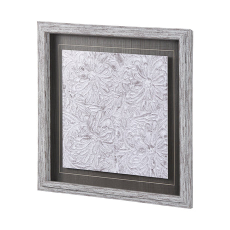 Vintage Tile Collection II by Mercana Studio a Hand Embellished Textured Framed Art Print by Mercana at Eve Furniture