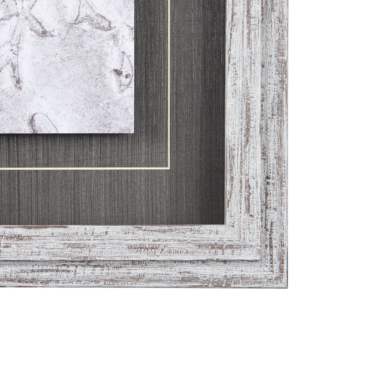 Vintage Tile Collection III by Mercana Studio a Hand Embellished Textured Framed Art Print by Mercana at Eve Furniture