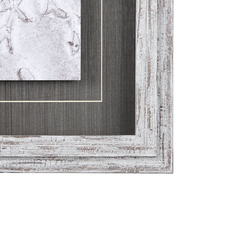 Vintage Tile Collection III by Mercana Studio a Hand Embellished Textured Framed Art Print by Mercana at Eve Furniture