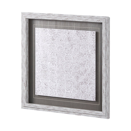 Vintage Tile Collection IV by Mercana Studio a Hand Embellished Textured Framed Art Print by Mercana at Eve Furniture