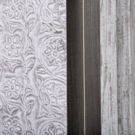Vintage Tile Collection IV by Mercana Studio a Hand Embellished Textured Framed Art Print by Mercana at Eve Furniture