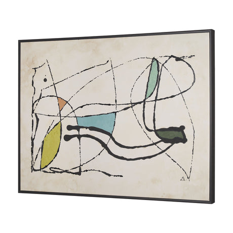 Vintage Vibes II by Mercana Studio a Hand Embellished Textured Framed Canvas by Mercana at Eve Furniture