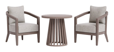 Viola Brown Outdoor Patio Seating Set by Zuomod at Eve Furniture