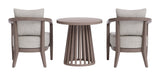 Viola Brown Outdoor Patio Seating Set by Zuomod at Eve Furniture