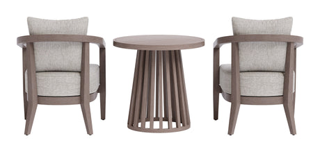 Viola Brown Outdoor Patio Seating Set by Zuomod at Eve Furniture