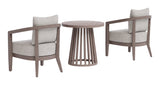 Viola Brown Outdoor Patio Seating Set by Zuomod at Eve Furniture